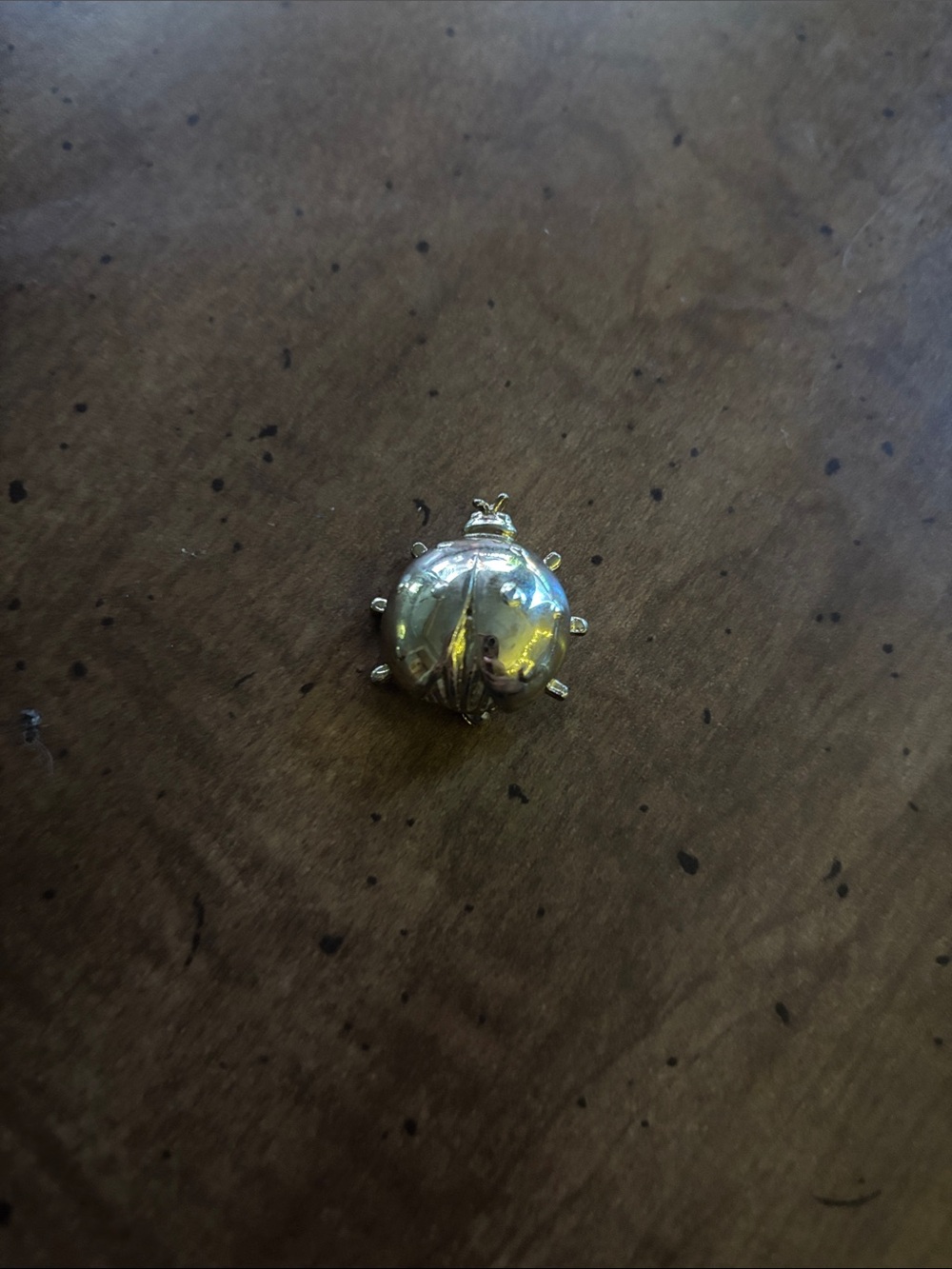 Silver Ladybug Charm Pendant - Women Jewelry